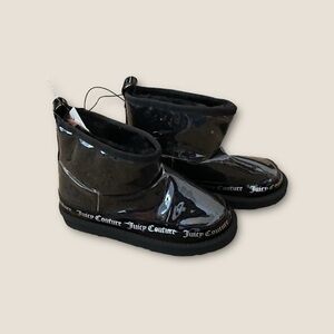 Juicy Couture Klash Clear Ankle Boot Black 7